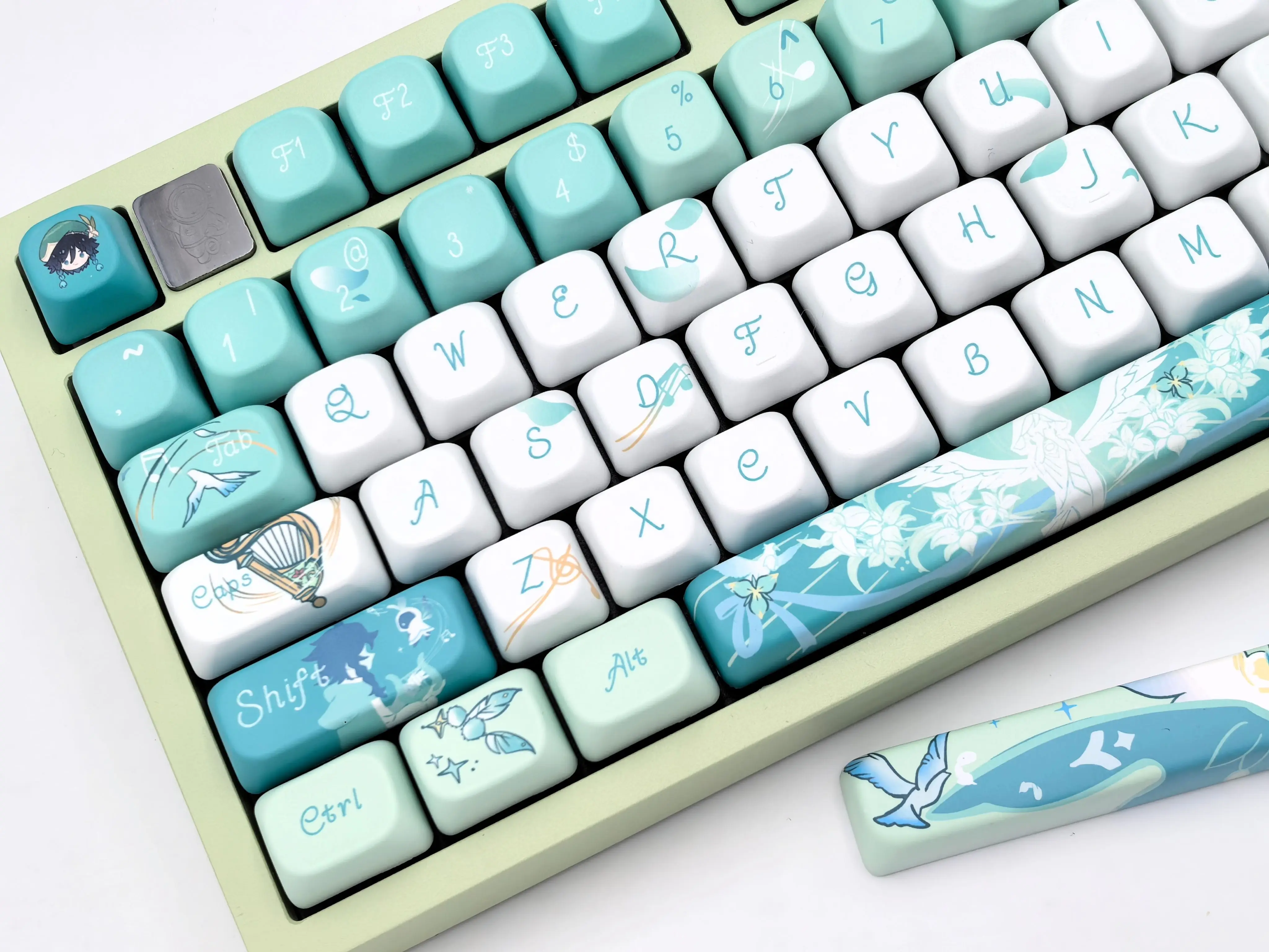 Gaming Accessories In China - Genshin Impact Limited Edition Venti-Thema Tastenkappen,