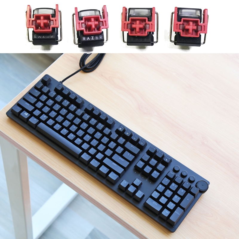 Gaming Accessories Aesthetic - 4Pcs V2 Slient Liner Rot Optische