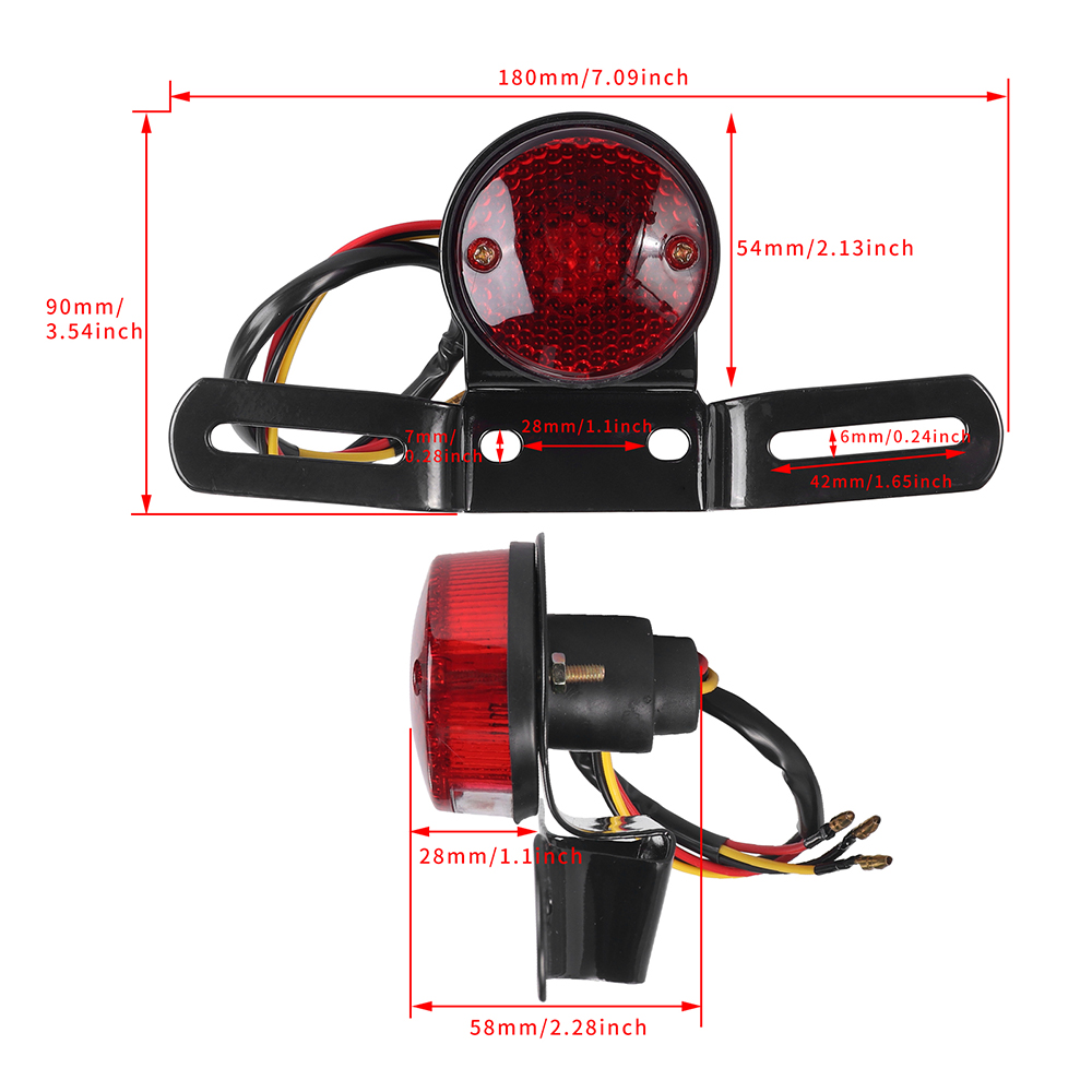 12V Halogen Moto Rücklichter M – Gaming Accessories Rack Bewertung und Preis