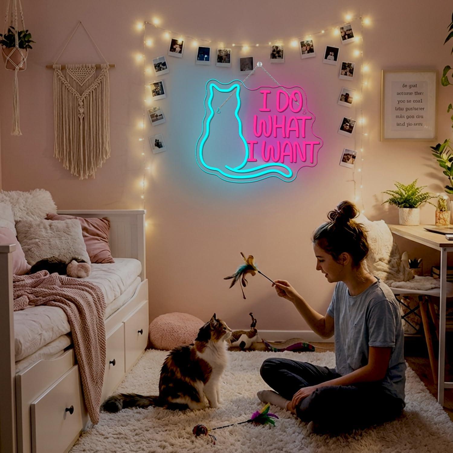 Katzen-Neonlicht USB Dimmbare  – Gaming Accessories Shop Bewertung und Preis