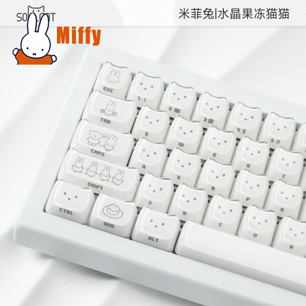 Kawaii Miffy Tastenkappen Nied – Gaming Accessories Aesthetic Bewertung und Preis