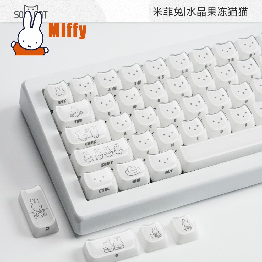 Kawaii Miffy Tastenkappen Nied – Gaming Accessories Aesthetic Bewertung und Preis