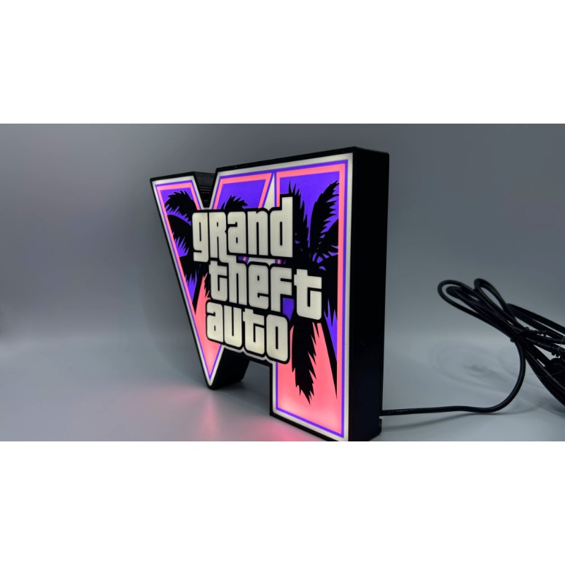 GTA 6 Grand Theft Auto VI LED- – Accessories For Your Gaming Room Bewertung und Preis