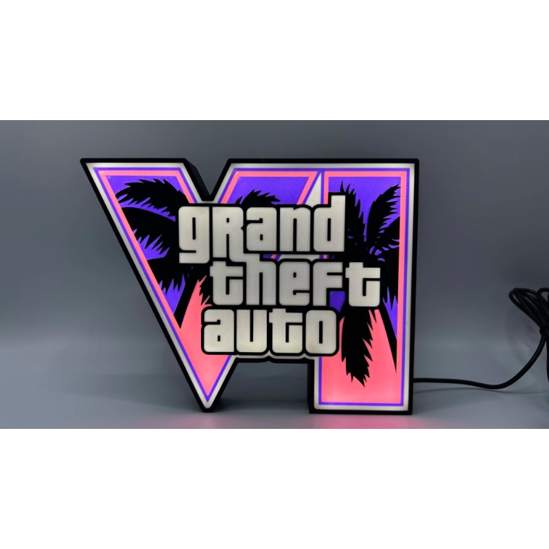 GTA 6 Grand Theft Auto VI LED- – Accessories For Your Gaming Room Bewertung und Preis