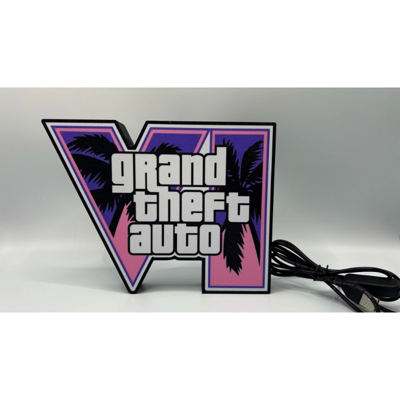 GTA 6 Grand Theft Auto VI LED- – Accessories For Your Gaming Room Bewertung und Preis
